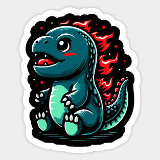 Godzilla Sticker